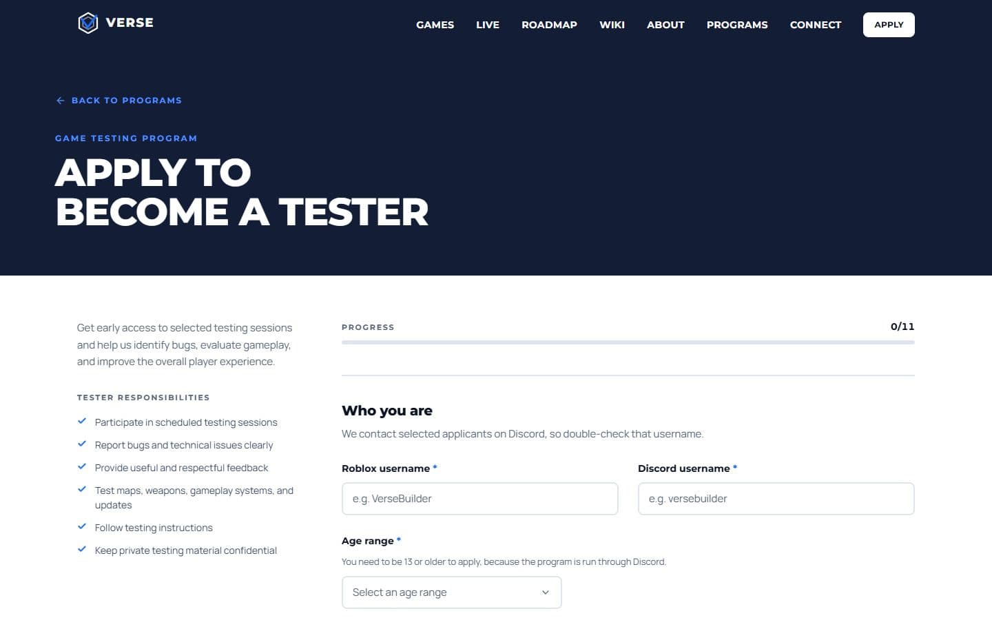 Program applications